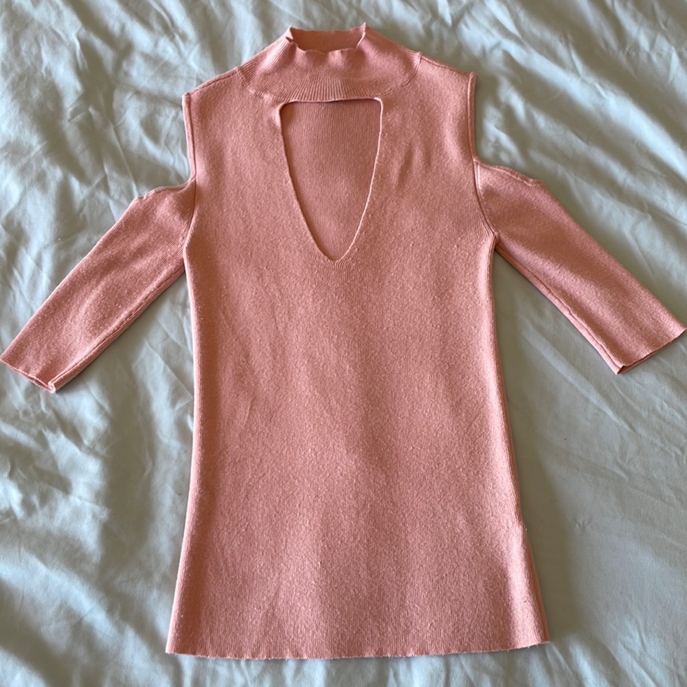 Express coral top